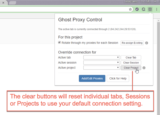 ghost browser proxy control extension