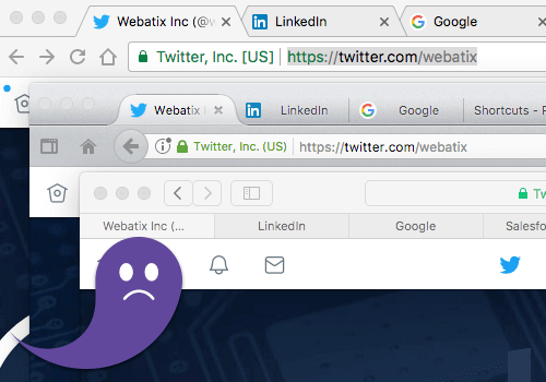 ghost browser completing a task